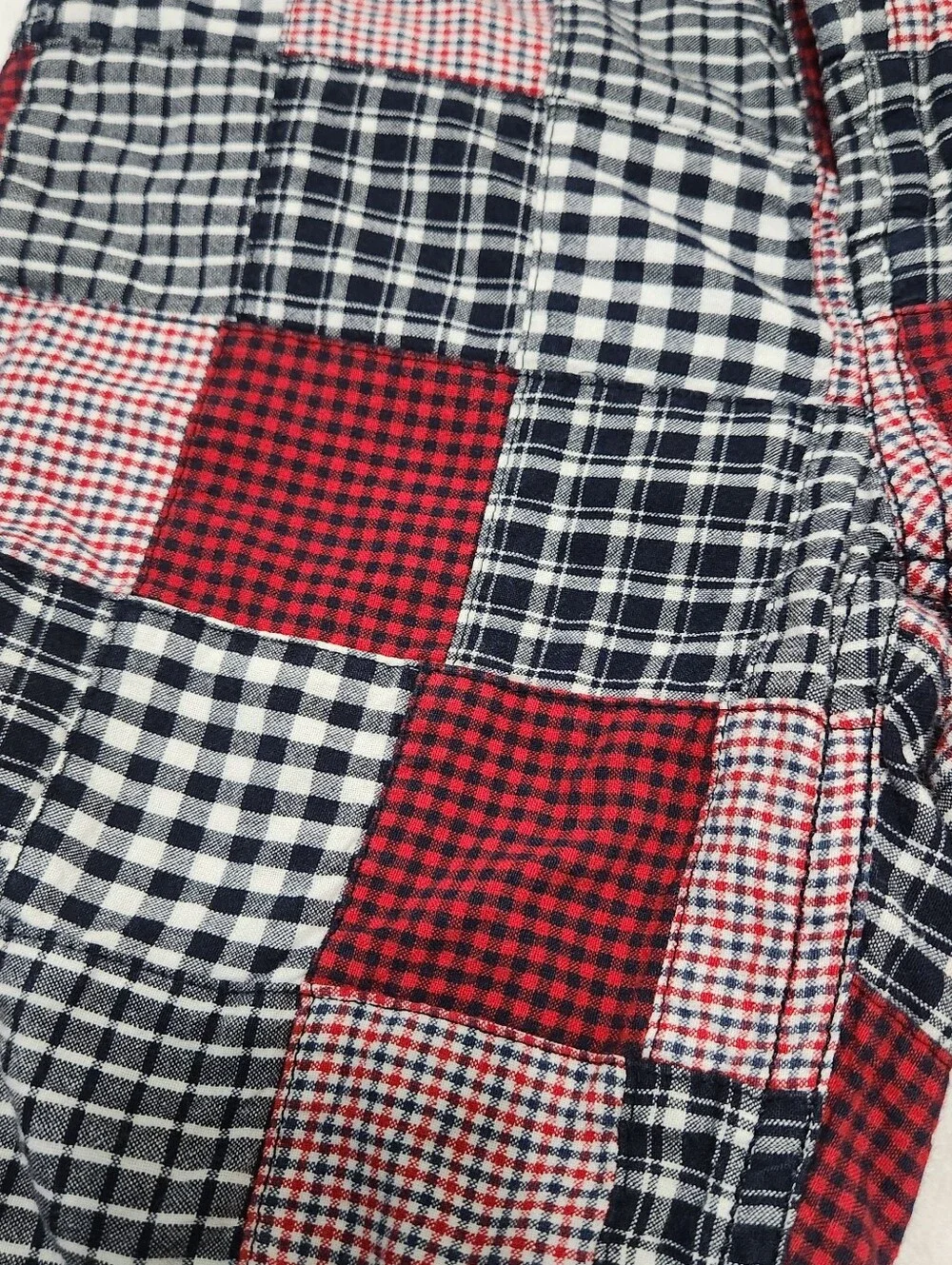 GAP Kids Patchwork Plaid Shorts